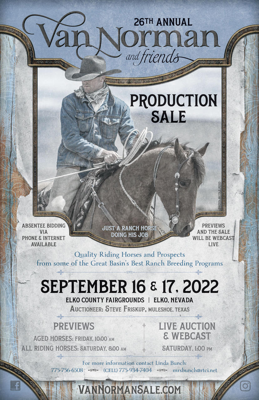 2022 Van Norman Sale Poster Van Norman Sale poster for the 2022 sale